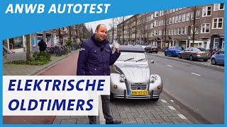 Elektrische oldtimers DEZE LELIJKE EEND HAAL JE NIET ZOMAAR IN  ANWB Autotest [upl. by Dougald]