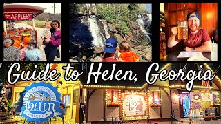 Helen Georgia Travel Vlog  Anna Ruby Falls Hike Best Restaurants amp Christmas Lights [upl. by Nylinnej]