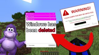 Minecraft But I Installed 100 Viruses [upl. by Schuh]