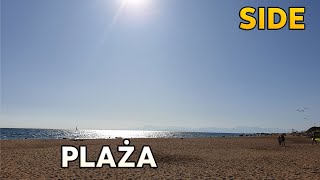 Side w Turcji Jak wygląda plaża [upl. by Teirrah]