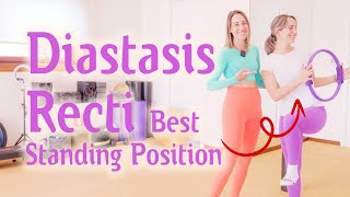 Effective Standing Exercise for Diastasis Recti Recovery [upl. by Scibert236]