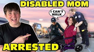 Kid Temper Tantrum Gets Disabled Mom Arrested Original [upl. by Essy]