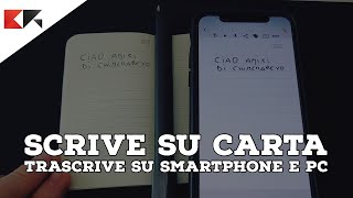 MOLESKINE PEN ELLIPSE scrivi su carta trascrive su smartphone [upl. by Minda169]