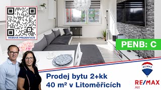 Prodej bytu 2kk 40 m² v Litoměřicích  Pokraticích  REMAX Alit Iveta Bydžovská [upl. by Lanoil]