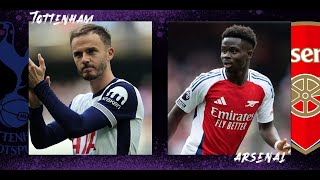 Tottenham vs Arsenal  20242025 EPL [upl. by Nagyam]