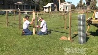 Dog Kennel Fence Installation Part 2 of 2 [upl. by Jarek]