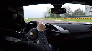 A Lap of Ferraris Fiorano circuit in the 488 Pista [upl. by Clapper759]