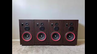 Cerwin Vega VS120 3 Way Home Floor Standing Speakers [upl. by Brozak]