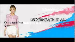 violetta underneath it all letra karaoke [upl. by Yelsek653]