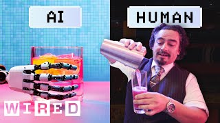 AI Mixologist vs Human Bartender Can You Taste the Difference  WIRED [upl. by Chrisoula440]