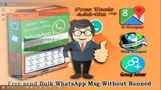 RPM Wa Sender Pro Tutorials  How To Use Wa Sender  WhatsApp Anti banned Trick [upl. by Radburn]