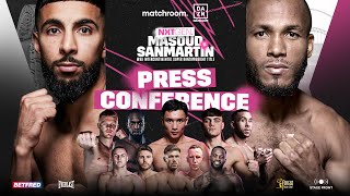 Shabaz Masoud Vs Jose Sanmartin Plus Undercard Press Conference [upl. by Gnivre]