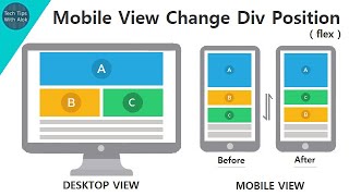 Change div position in mobile view [upl. by Myo]