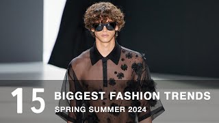 The Biggest Fashion Trends Spring Summer 2024  Mens Fashion [upl. by Hereld411]