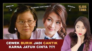 CEWEK BURIK JADI CANTIK KARNA JATUH CINTA   Alur Cerita Film oleh Klara Tania [upl. by Ajax]