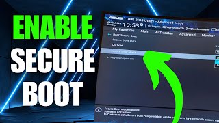 How To Enable Secure Boot on Asus Windows 11 [upl. by Levina]