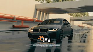 Dynamic Elegance A 3D BMW Animation in Blender [upl. by Ajna]