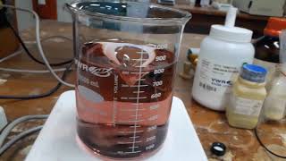 Sol gel synthesis demonstration [upl. by Yesllek231]