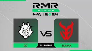 G2 проти 3DMAX  PWE CS2 EU RMR B 2024 [upl. by Ettena]