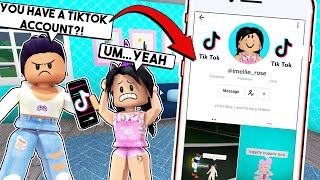 I Found My Daughters SECRET TIK TOK Account  Roblox Roleplay [upl. by Aziul136]