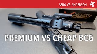 Aero BCG vs Anderson BCG Review [upl. by Einnov]