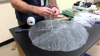 Simple way to make a parachute [upl. by Medardas]