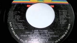 First Choice  Love Thang Karim Instrumental Dub [upl. by Euqinu120]