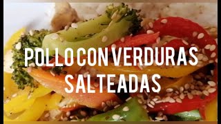 Pollo con verduras salteadas [upl. by Llebpmac971]