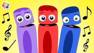 Learn Colors with Colorful Crayons  Color Crew Songs for Kids  Videos for Kids by BabyFirst [upl. by Olga]