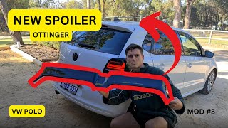 OTTINGER SPOILER INSTALL  VW POLO  MK5 [upl. by Enitnatsnoc]