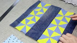 See what I sew with old denim and scraps of fabric  ideas for sewing from scraps of fabric [upl. by Vitia263]