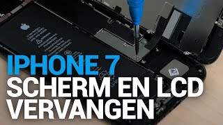 iPhone 7 scherm en LCD vervangen  Fixjenl [upl. by Vanny]