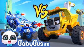 Quién Es el Mejor Auto Monstruo  Camiones Monstruo  Canciones Infantiles  BabyBus en Español [upl. by Aysa494]