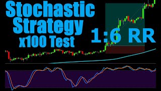 Taking 100 Trades With A 16 Risk Reward Ratio Stochastic Strategy [upl. by Olly]