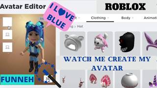 I am FUNNEH from the KREW creating my Funnecake avatar in ROBLOX [upl. by Niliac]