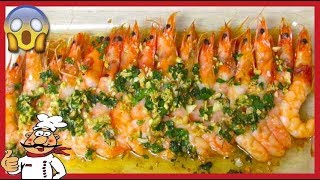 🦐🦐 LANGOSTINOS AL HORNO CON AJO Y PEREJIL  RECETAS DE COCINA [upl. by Ynez]