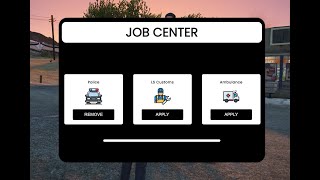 QBCore JobCenter  The Job Center System [upl. by Schellens]