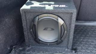 Alpine SWE815 Active Subwoofer [upl. by Suriaj]