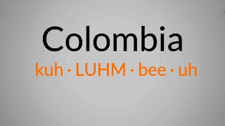 How to pronounce Colombia  Colombia pronunciation  Colombia meaning in Tamil  MrEnglish [upl. by Bethanne]