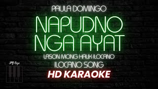 NAPUDNO NGA AYAT  KARAOKE Paula Domingo  JPG Keys [upl. by Silvain]