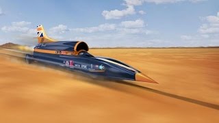 Bloodhound Supersonic Car SSC  135000 Horsepower [upl. by Angil]