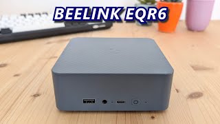 Beelink EQR6 mini PC AMD Ryzen y fuente integrada [upl. by Celin]