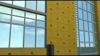 Rainscreen F211  Install Video Flat Panels  HPL Fiber Cement Fiber Concrete [upl. by Airdnoed]