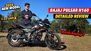 2024 Bajaj Pulsar N160 Review  Best 160cc bike [upl. by Stavros]