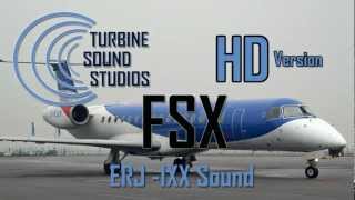 TSS ERJ1XX HD Sound FSX [upl. by Nirtiak]