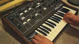 MOOG PRODIGY Analog Synthesizer sequenced [upl. by Fachini]