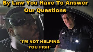 Man Refuses To Play 21 Questions With Fishing Cops [upl. by Ehcadroj520]