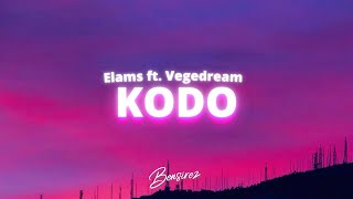 Elams ft Vegedream  Kode Lyrics  Paroles Video [upl. by Drona110]