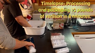 Timelapse of grinding and packaging 13 pounds of venison in 8 minutes Quick and easy [upl. by Madriene]