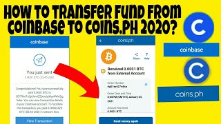 HOW TO TRANSFER FUND FROM COINBASE TO COINSPH  TUTORIAL [upl. by Irihs]